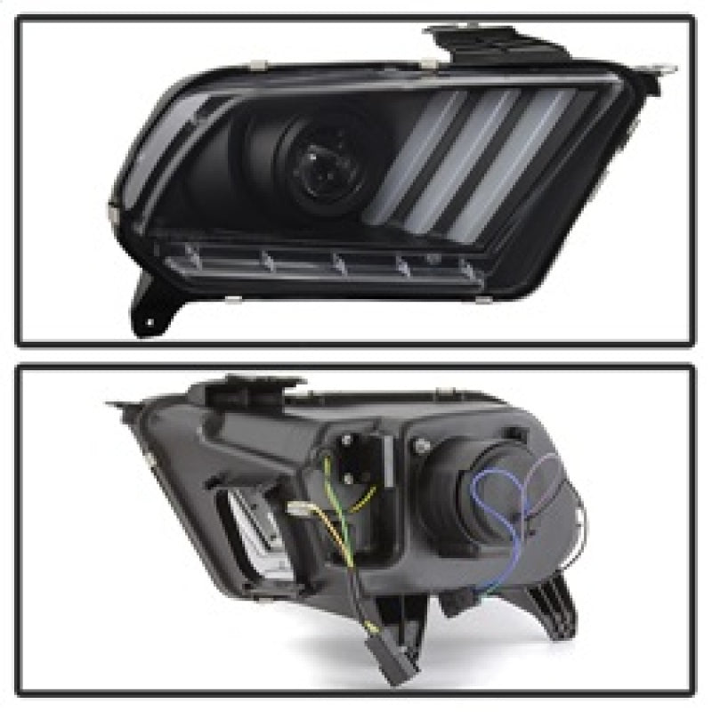 Spyder Ford Mustang 10-13 Projector Headlights - HID Model Only - Black PRO-YD-FM2010V2-HID-BK 5084569 5084569 Photo - Unmounted