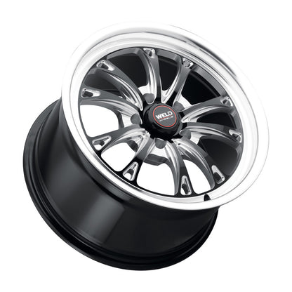 Weld S157 17X10 Belmont Drag 5X112 ET40 BS7.1 Gloss Black MIL Dia 78.1 S15770045P40 S15770045P40 Photo - Primary