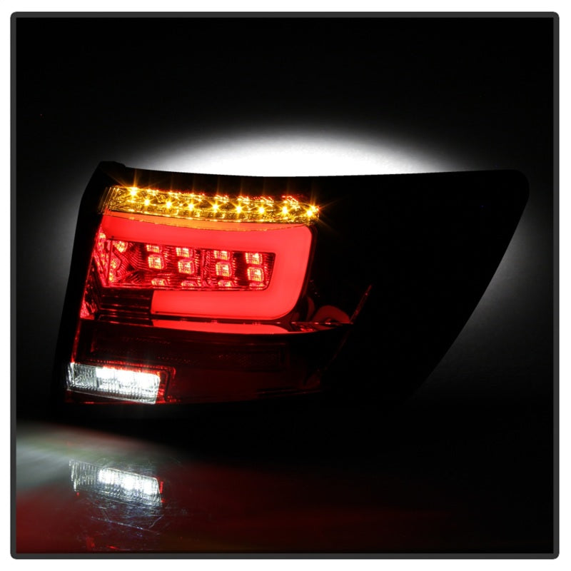 Spyder 08-11 Subaru Impreza WRX 4DR LED Tail Lights - Red Clear ALT-YD-SI084D-LED-RC 5087973 5087973 Photo - Unmounted