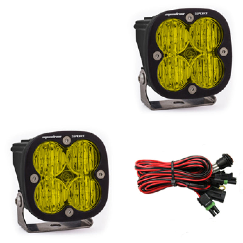 Baja Designs Squadron Sport Wide Cornering Pair LED Light Pods - Amber 557815 557815 Photo - Primary
