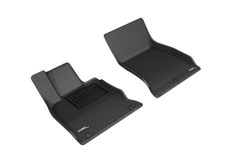 3D MAXpider 2018-2020 Kia Stinger Rwd Kagu 1st Row Floormat - Black L1KA04611509 L1KA04611509 Photo - Primary