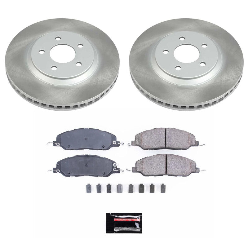 PowerStop Power Stop 11-14 Ford Mustang Front Semi-Coated Rotor Kit SC5407 SC5407 Photo - Primary