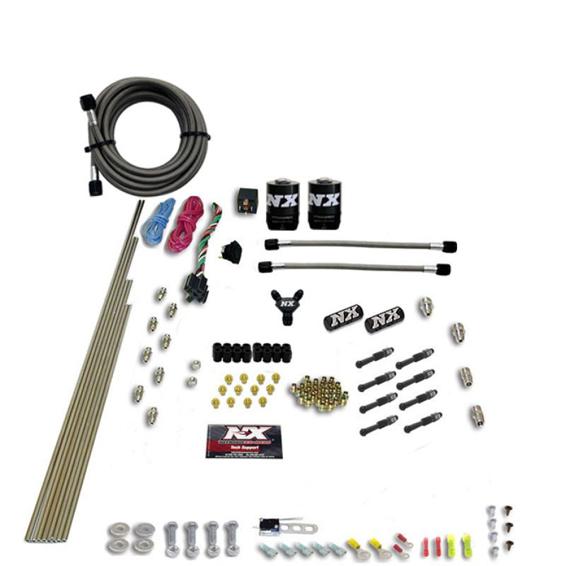 Nitrous Express 8 Cyl Dry Direct Port 2 Solenoids Nitrous Kit (200-600HP) w/o Bottle 93006-00 93006-00 Photo - Primary