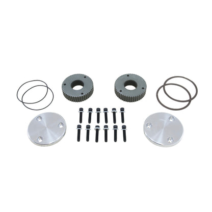 Yukon Gear & Axle Yukon Gear Hardcore Drive Flange Kit For Dana 44 / 30 Spline Outer Stubs. Non-Engraved Caps YHC50002 YHC50002 Photo - Primary