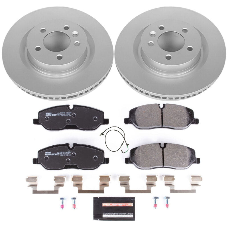 PowerStop Power Stop 05-09 Land Rover LR3 Front Euro-Stop Brake Kit ESK4615 ESK4615 Photo - Primary