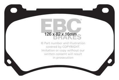 EBC Disc Brake Pad Set DP21849 Photo - Primary