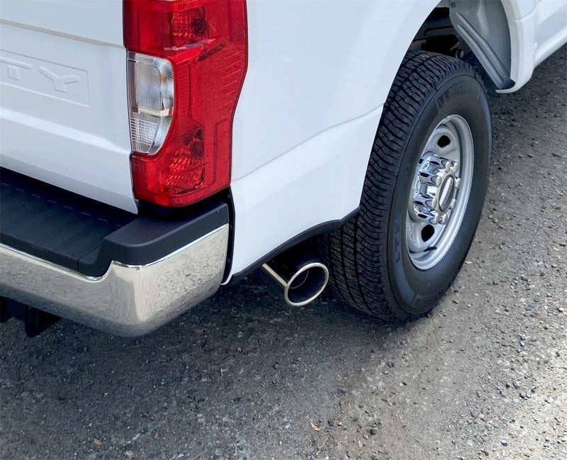 Gibson 2020 Ford F-250/F-350 SuperDuty Crew 96in Bed 7.3L Cat-Back Single Exhaust System - Stainless 619907 619907 Photo - Mounted