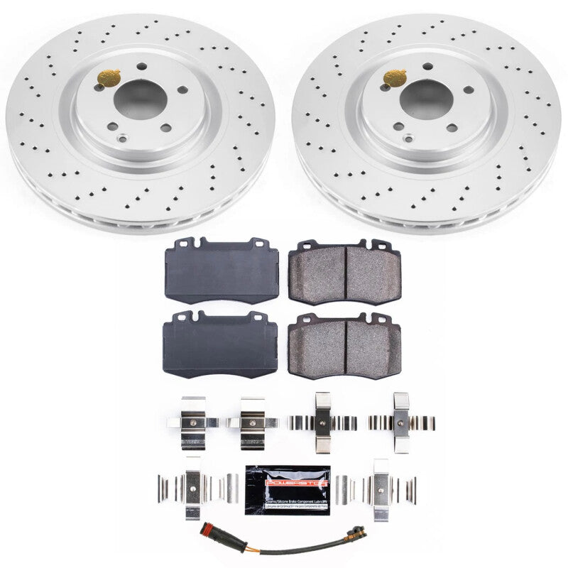 PowerStop Power Stop 07-10 Mercedes-Benz SLK55 AMG Front Z23 Coated Brake Kit CRK9078 CRK9078 Photo - Primary