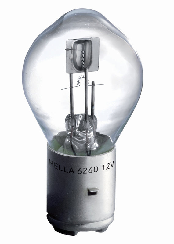 Hella Bulb 6260 12V 60/60W Ba20D B11 S2 6260 6260 Photo - Primary