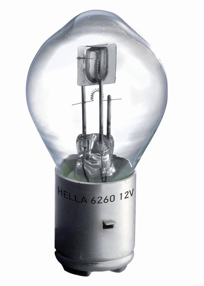 Hella Bulb 6260 12V 60/60W Ba20D B11 S2 6260 6260 Photo - Primary