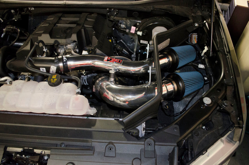 Injen 2015 Ford F-150 V6 2.7L/3.5L EcoBoost Polished Short Ram Intake PF9015P Photo - Mounted