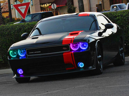 ORACLE Lighting Oracle Dodge Challenger 08-14 LED Waterproof Halo Kit - ColorSHIFT w/o Controller 1292-334 1292-334 Photo - in package