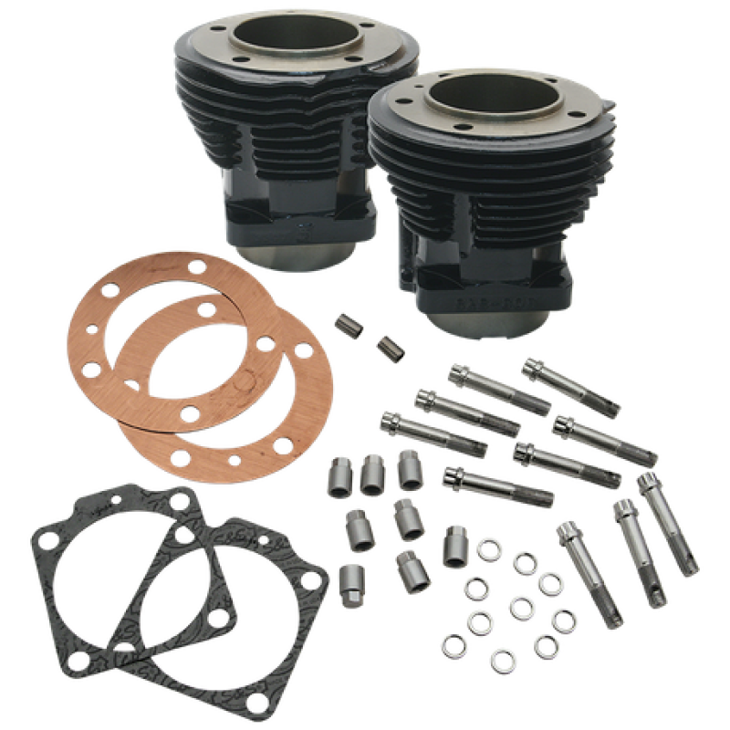 S&S Cycle 66-78 74in BT & Stock Bore Strokers 3-7/16in Bore Cylinders - Gloss Black 91-9011 91-9011 User 1