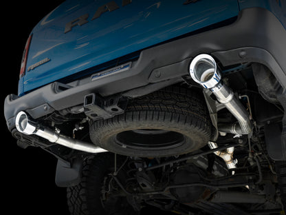 AWE Tuning 19-21 RAM 1500 5.7L (w/Cutouts) 0FG Dual Rear Exit Cat-Back Exhaust - Chrome Silver Tips 3015-32005 3015-32005 Photo - Mounted