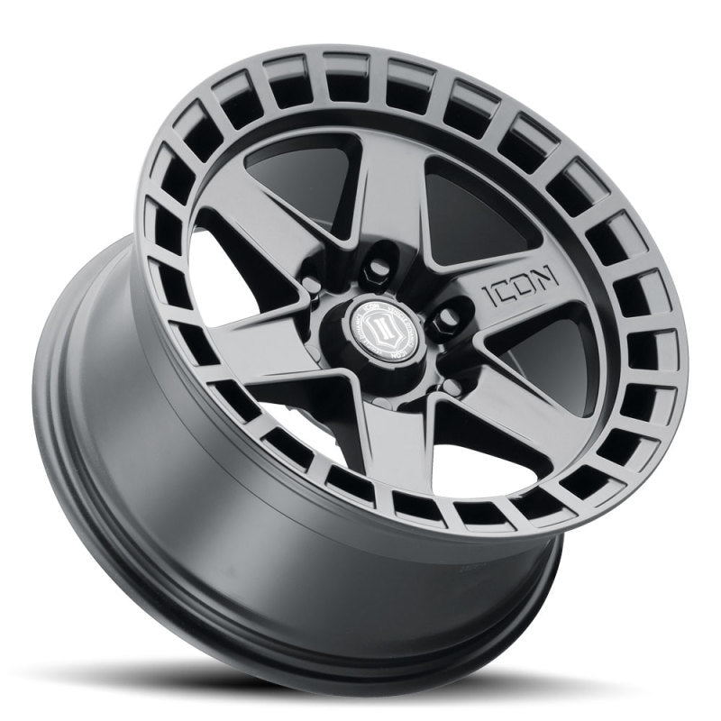 ICON Raider 17x8.5 6x135 6mm Offset 5in BS Satin Black Wheel 3417856350SB 3417856350SB User 1