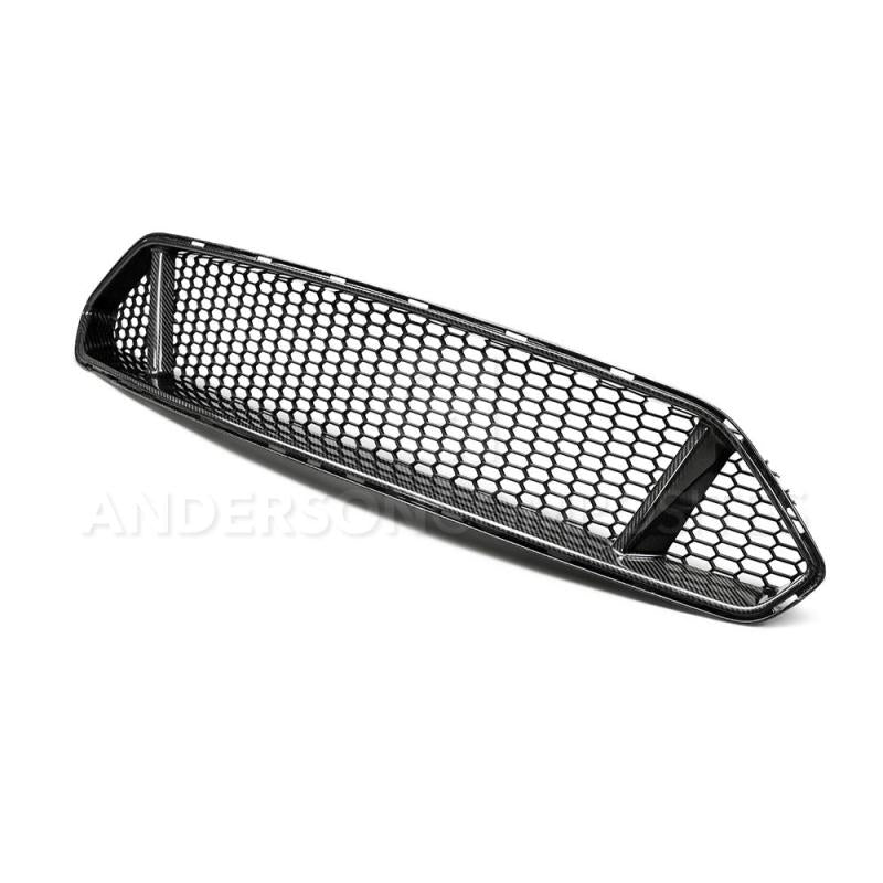 Anderson Composites 2018 Ford Mustang Type-GT Carbon Fiber Upper Grille AC-FG18FDMU-GT AC-FG18FDMU-GT Photo - Primary