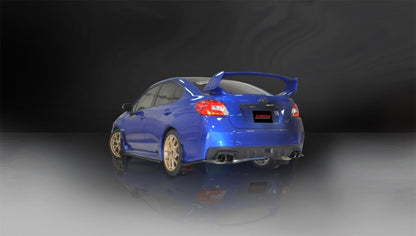 Corsa Performance Catback Exhaust System W/ Black Tips Subaru WRX STI 2015+ 14857BLK Photo - Mounted