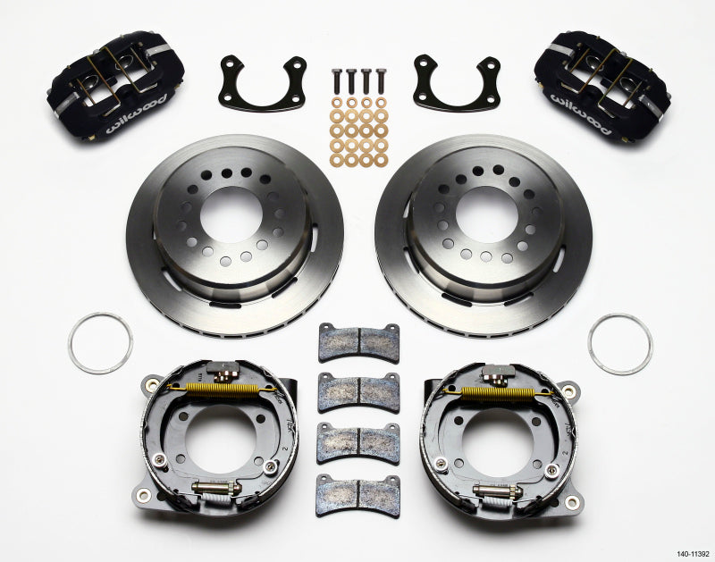 Wilwood Dynapro Low-Profile 11.00in P-Brake Kit New Big Ford 2.50in Off Staggerd Mount 140-11392 140-11392 Photo - Primary