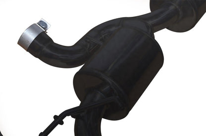 Injen 07-17 Jeep Wrangler JK 3.6L/3.8L 63mm Stealth Black Axle-back Exhaust w/ 4in Black Tips SES5004BLK SES5004BLK Photo - Unmounted