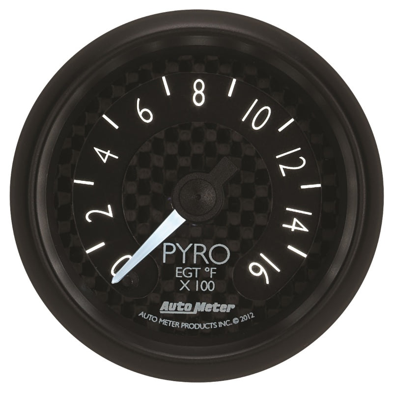 Autometer Gauge, Pyrometer (EGT), 2 1/16", 1600 deg. F, Digital Stepper Motor 8044 User 4