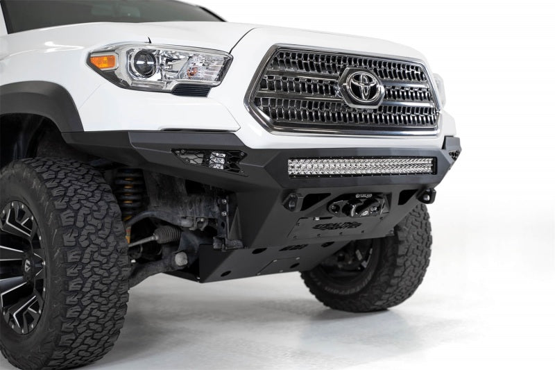 Addictive Desert Designs 16-19 Toyota Tacoma Stealth Fighther Front Bumper w/ Winch Mount F681202200103 F681202200103 Photo - Mounted