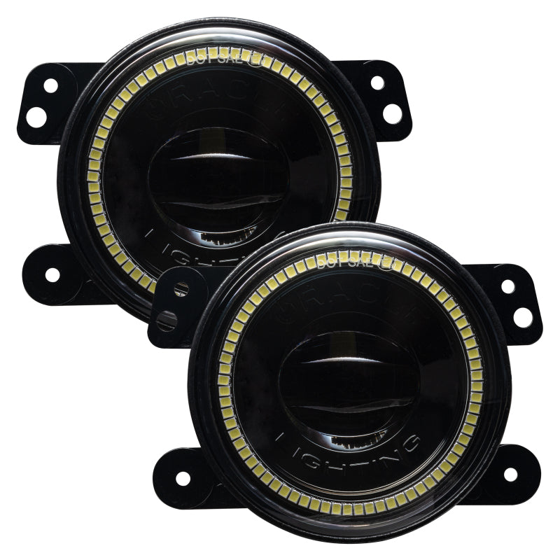 ORACLE Lighting Oracle Jeep Wrangler JK/JL/JT High Performance W LED Fog Lights - White 5846-001 5846-001 Photo - Mounted