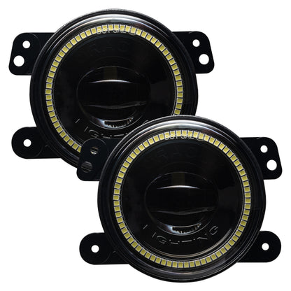 ORACLE Lighting Oracle Jeep Wrangler JK/JL/JT High Performance W LED Fog Lights - White 5846-001 5846-001 Photo - Mounted