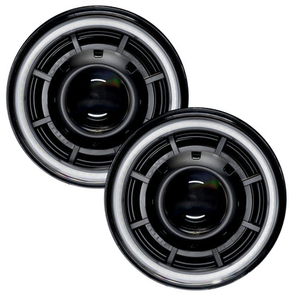 ORACLE Lighting Oracle Oculus 7in Bi-LED Projector Headlights for Jeep Wrangler JK - 6000K 5876-001 5876-001 Photo - Close Up