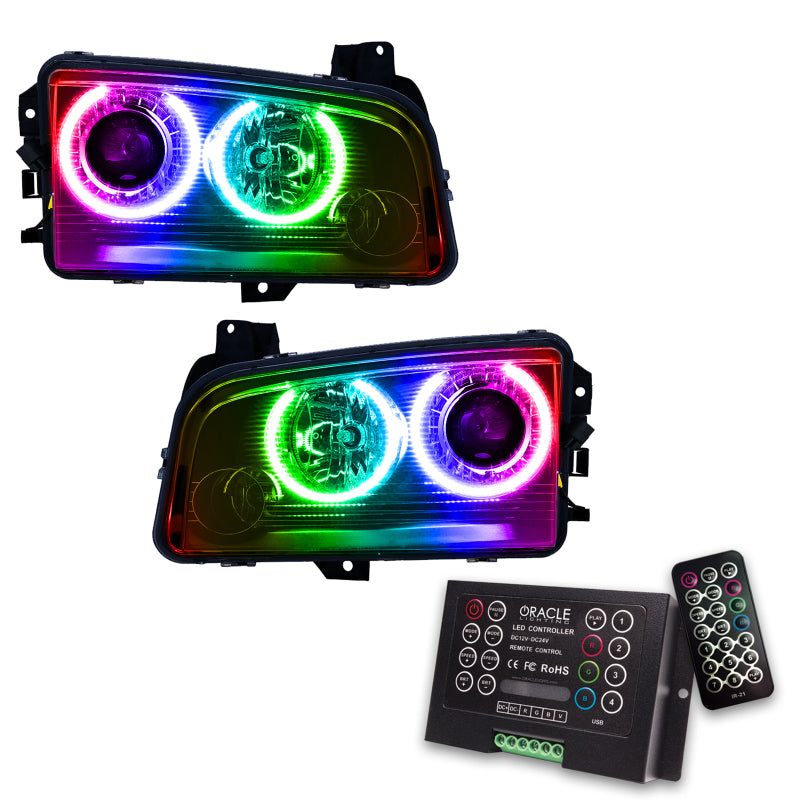 ORACLE Lighting Oracle 08-10 Dodge Charger SMD HL (HID) - ColorSHIFT w/ 2.0 Controller 8179-333 8179-333 Photo - Primary