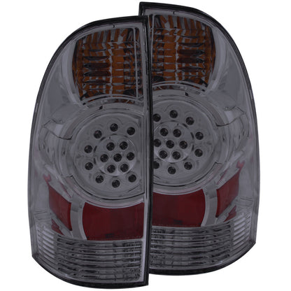 Anzo 2005-2015 Toyota Tacoma LED Tail lights Smoke 311179 Photo - Primary