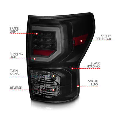 Anzo 07-11 Toyota Tundra Full LED Tailights Black Housing Smoke Lens G2 (w/C Light Bars) 311387 311387 User 3