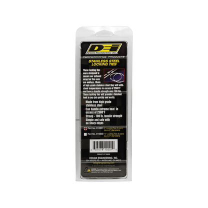 DEI Stainless Steel Locking Tie 8in - 8 per pack 10201 10201 Photo - Unmounted