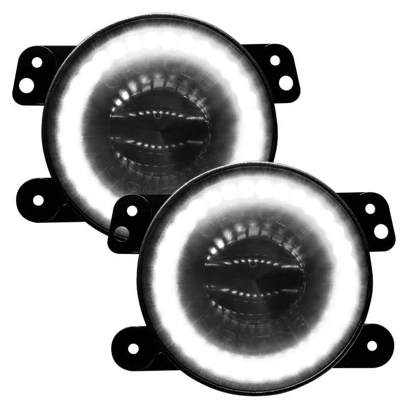 ORACLE Lighting Oracle Jeep Wrangler JK/JL/JT High Performance W LED Fog Lights - ColorSHIFT w/o Controller 5846-334 5846-334 Photo - Unmounted
