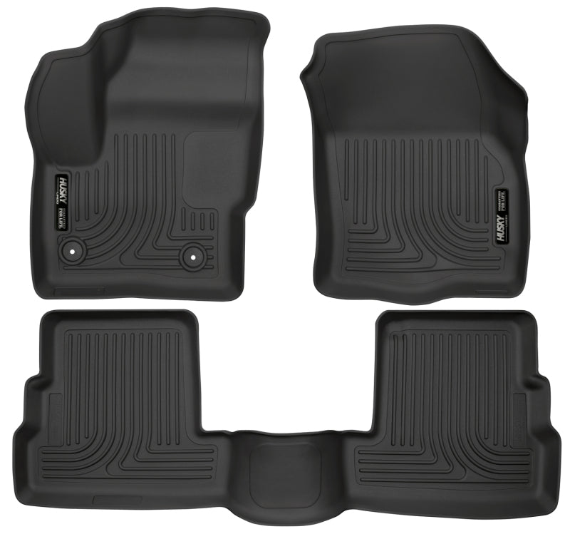 Husky Liners 2015 Lincoln MKC WeatherBeater Black Front & Second Seat Floor Liner 99301 Photo - Primary