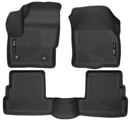Husky Liners 2015 Lincoln MKC WeatherBeater Black Front & Second Seat Floor Liner 99301 Photo - Primary
