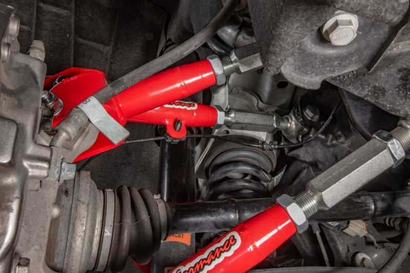 UMI Performance UMI 16-24 Chevrolet Camaro Suspension Control Arm - Red 2554-R 2554-R Photo - Mounted