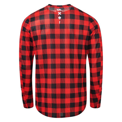 USWE Flannel Long Sleeve Lightweight Off-Road Jersey Flame Red - Small 80951061400104 80951061400104 User 1