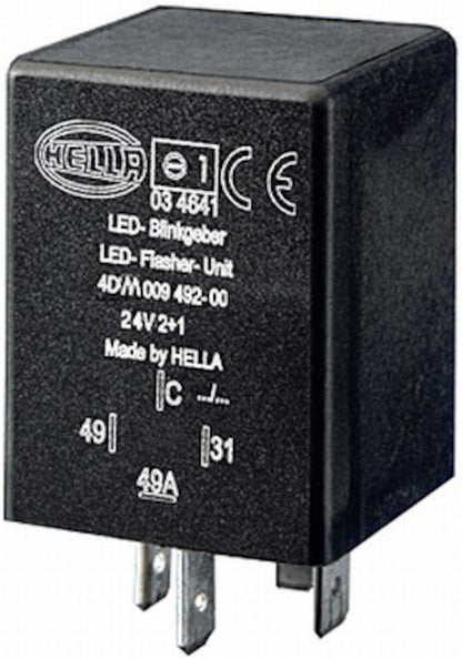 Hella Flasher Unit Led 24V 2+1 009492001 009492001 Photo - Primary