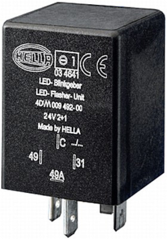 Hella Flasher Unit Led 24V 2+1 009492001 009492001 Photo - Primary