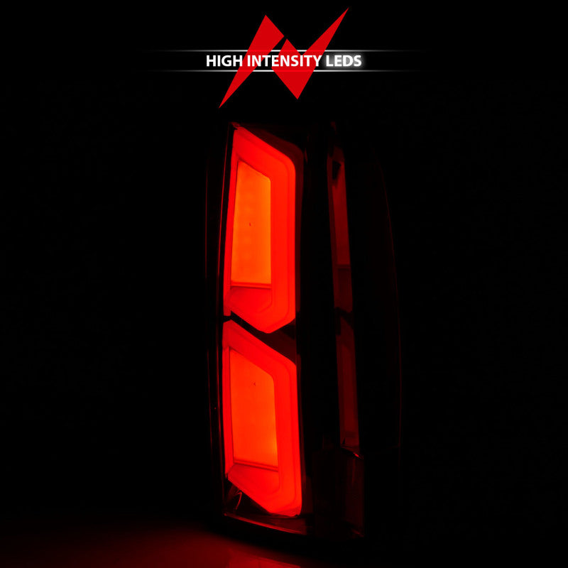 ANZO 2015-2020 Chevrolet Tahoe LED Tail Lights w/ Light Bar Chrome Housing Clear Lens 311376 311376 User 5