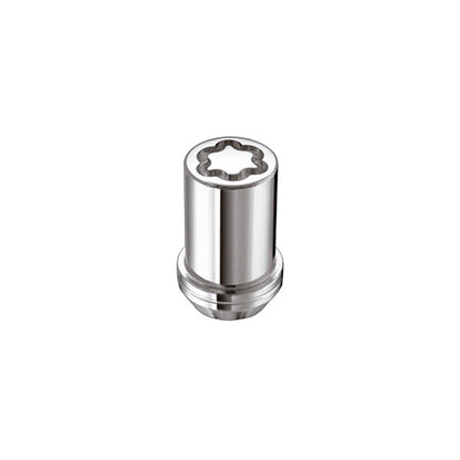 McGard Wheel Lock Nut Set - 4pk. (Tuner / Cone Seat) M12X1.25 / 13/16 Hex / 1.24in. Length - Chrome 25254 25254 Photo - Primary