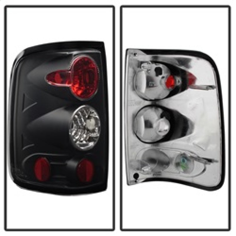 Spyder Ford F150 side 04-08 (Not Fit Heritage & SVT)Euro Tail Lights Blk ALT-YD-FF15004-BK 5003195 5003195 Photo - Unmounted