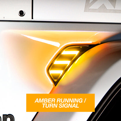 XKGLOW XK Glow Amber Jeep Air Vent Light w/ Turn Signal & Running Light XK-VENT-A-KIT XK-VENT-A-KIT User 1