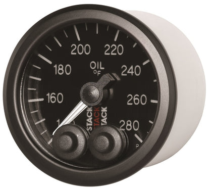 Autometer Oil Temp, Pro-control, 52mm, Blk, 140-280 °f, Stepper Motor, 1/8" Nptf ST3510 User 3