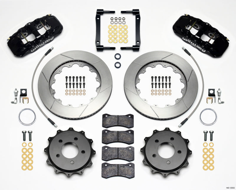 Wilwood AERO4 Rear Kit 14.25in 2008-2009 Pontaic G8 w/Lines 140-12932 140-12932 Photo - Primary