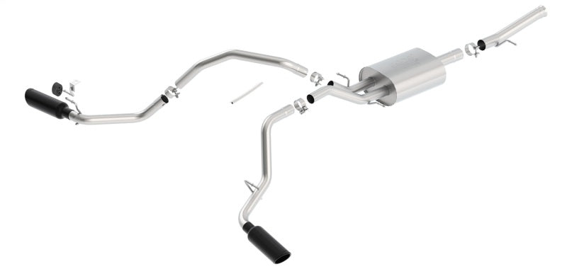 Borla 14-18 GMC Sierra 1500 5.3L Reg Cab 78.8in Bed 2.75 to 2.25in Atak Catback (Black Chrome Tip) 140720BC 140720BC Photo - Primary