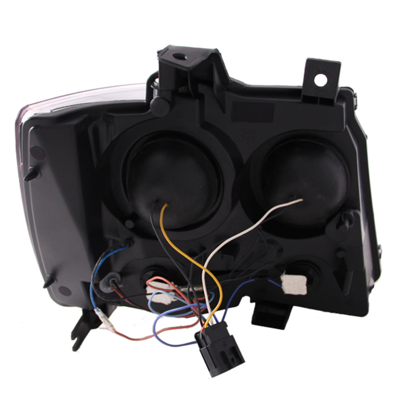 Anzo 2007-2013 Chevrolet Avalanche Projector Headlights w/ U-Bar Black 111273 Photo - Unmounted
