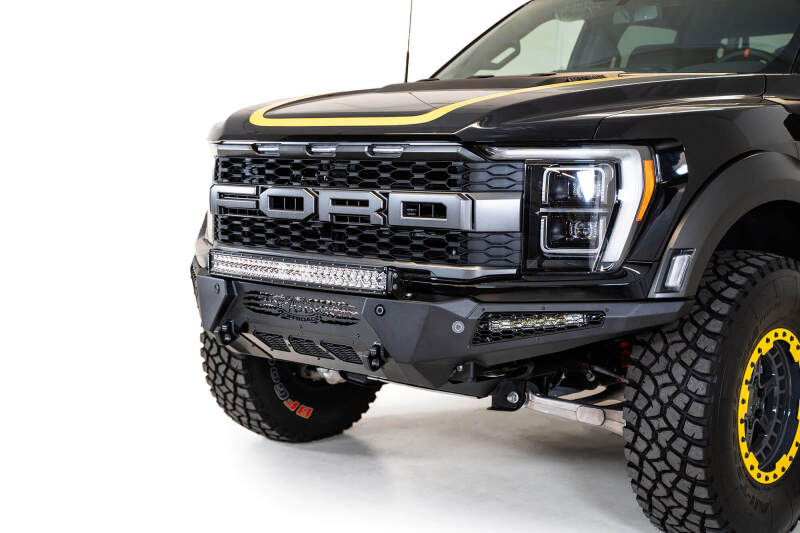 Addictive Desert Designs 21-22 Ford Raptor HoneyBadger Front Bumper F210211180103 F210211180103 Photo - Mounted