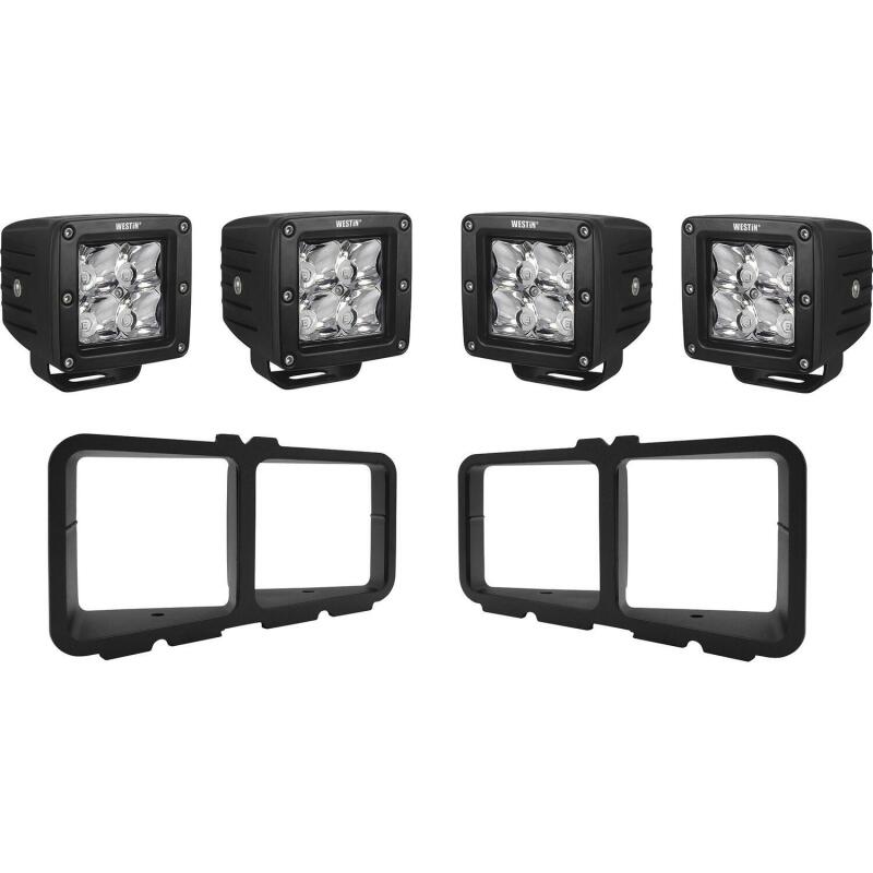 Westin Outlaw Bumper Light Kit Square 58-9915 Photo - Primary