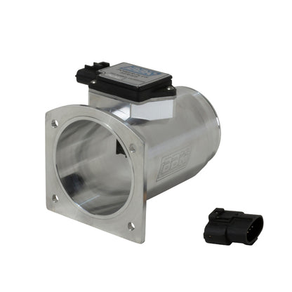BBK 94-95 Mustang 5.0 Mass Air Meter 76mm 24 lb Inj. Factory Air Box Calibration CNC Billet Housing 80085 80085 Photo - Primary